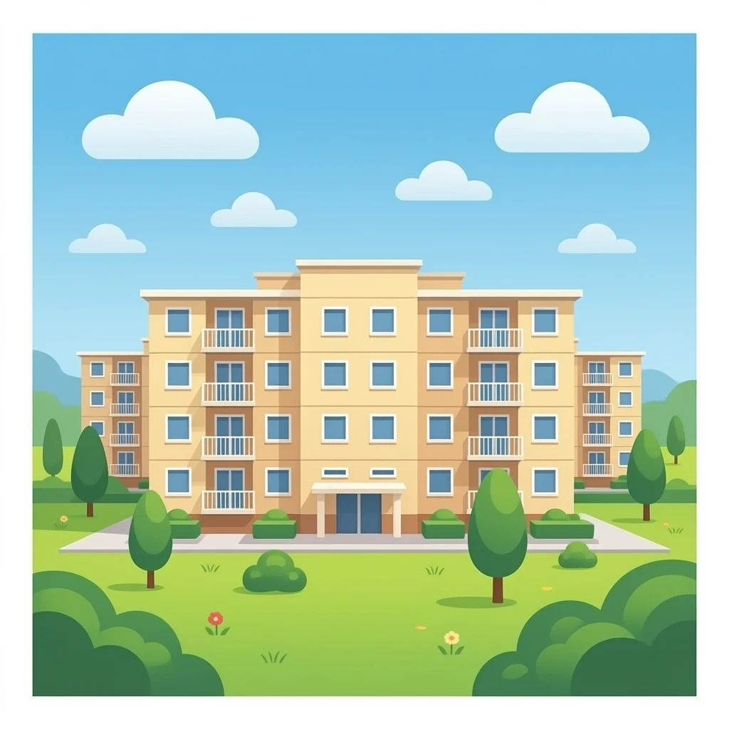 A multi-storey block of flats emoji