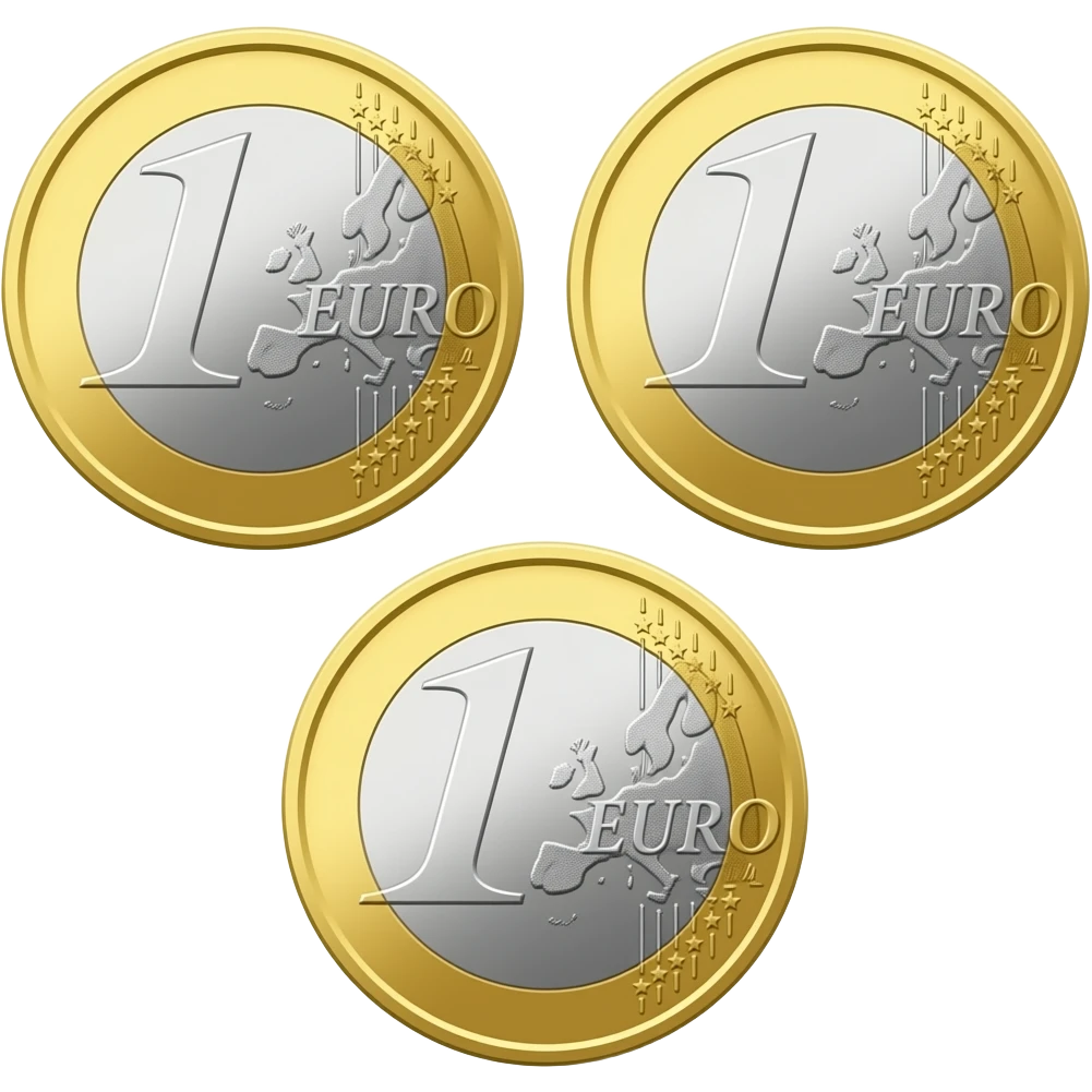 3 euros emoji