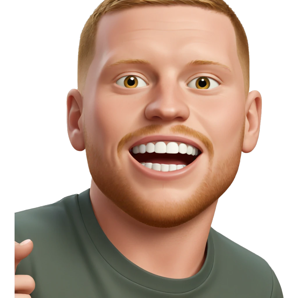 meme boy with open mouth emoji