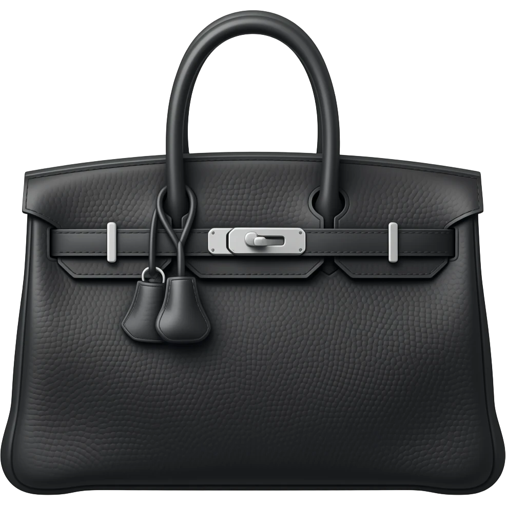 two black birkins emoji
