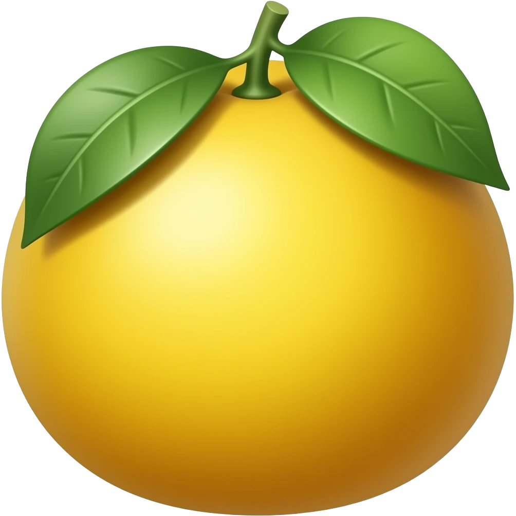 un pomelo emoji