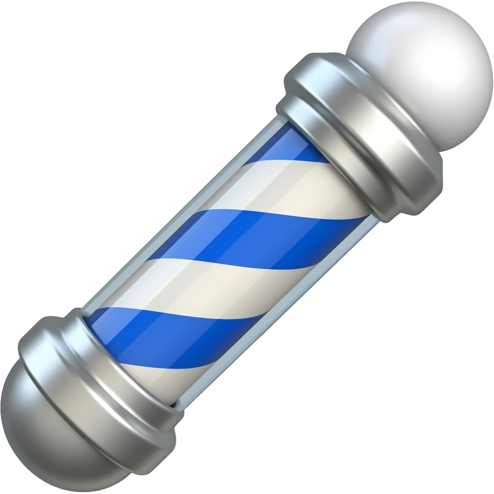 barber pole emoji