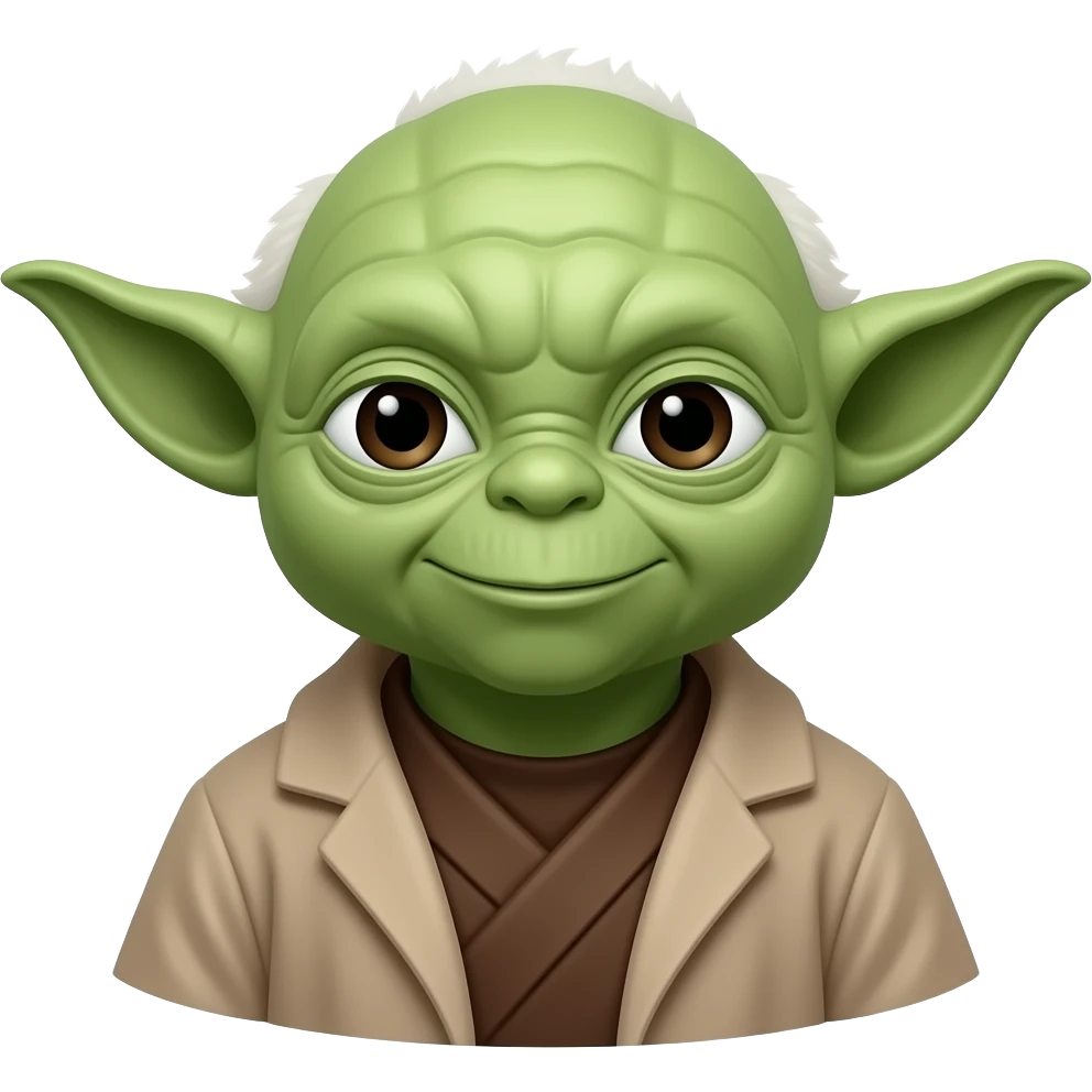 Make a yoda emoji