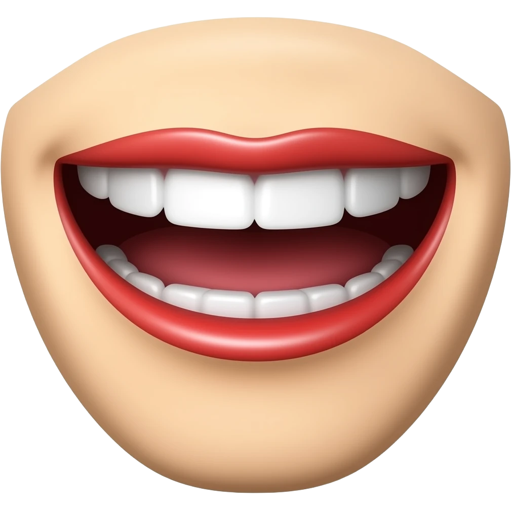 A mouth Who smile emoji