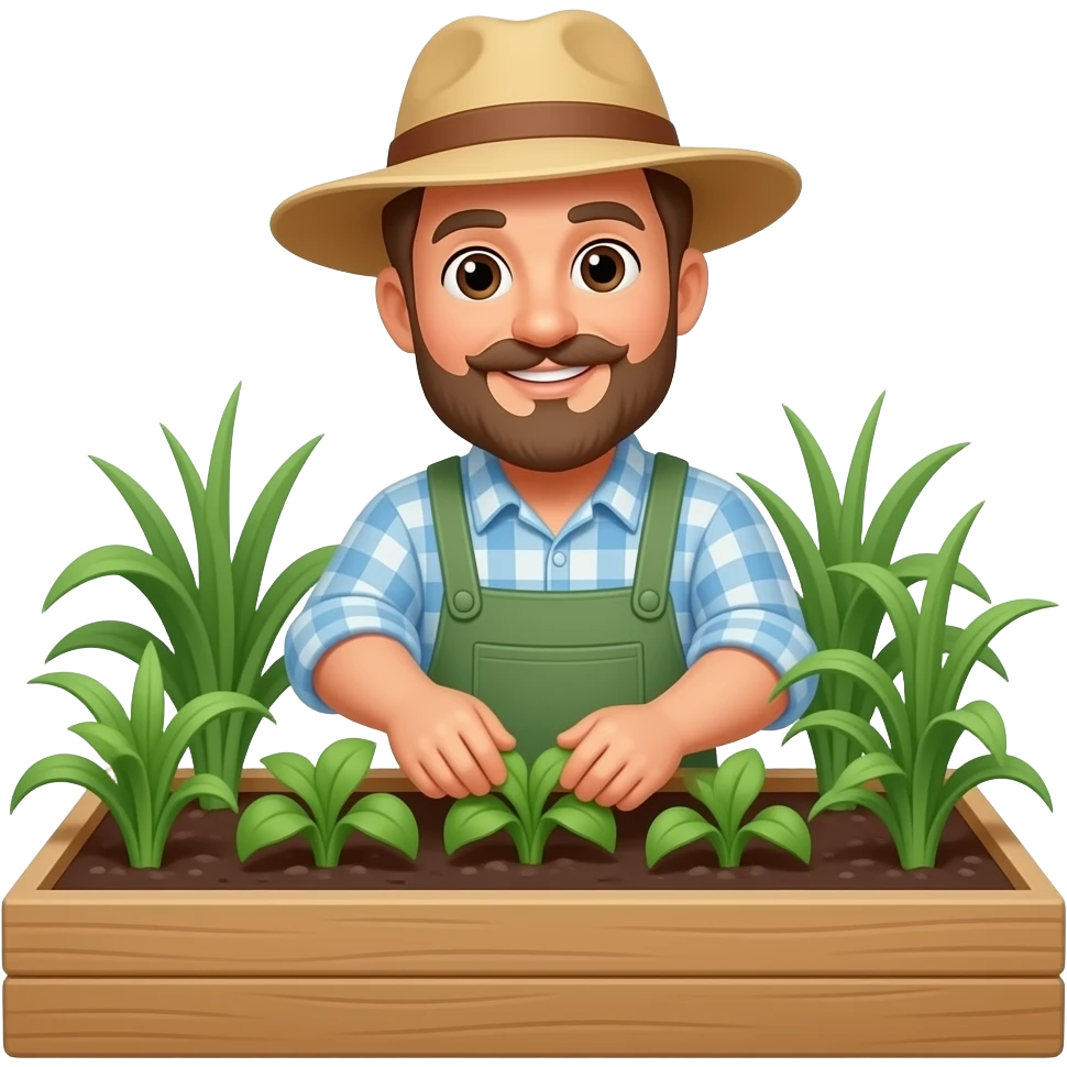 they rely on raised gardens emoji