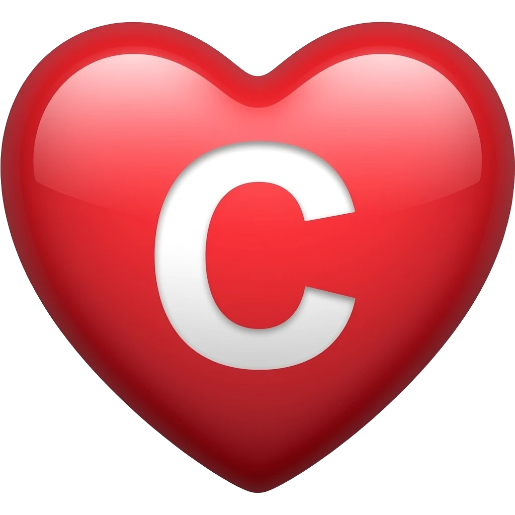 Corazón con C emoji