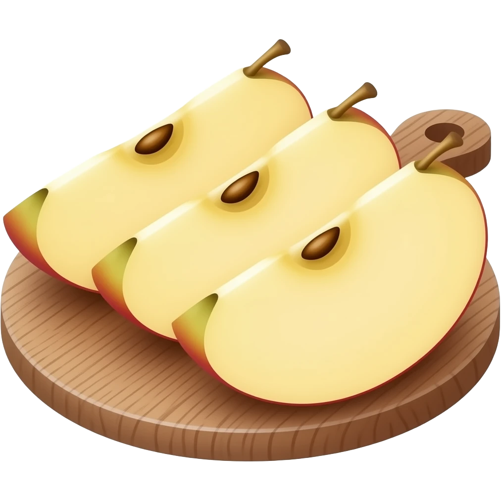 Apple wedges emoji
