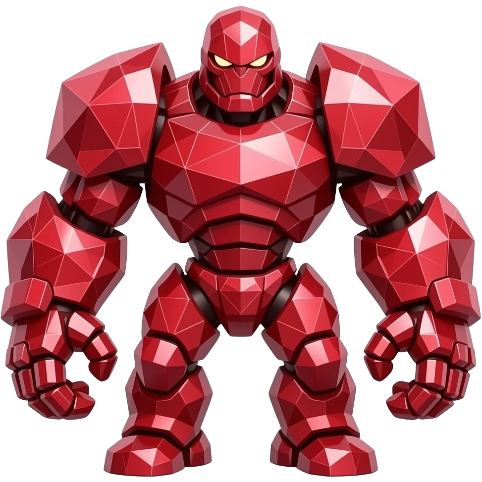 Red Crystal golem emoji