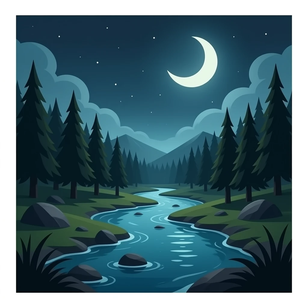 hacme un paisaje sin dinosaurios,sin rio el paisaje es miedo emoji