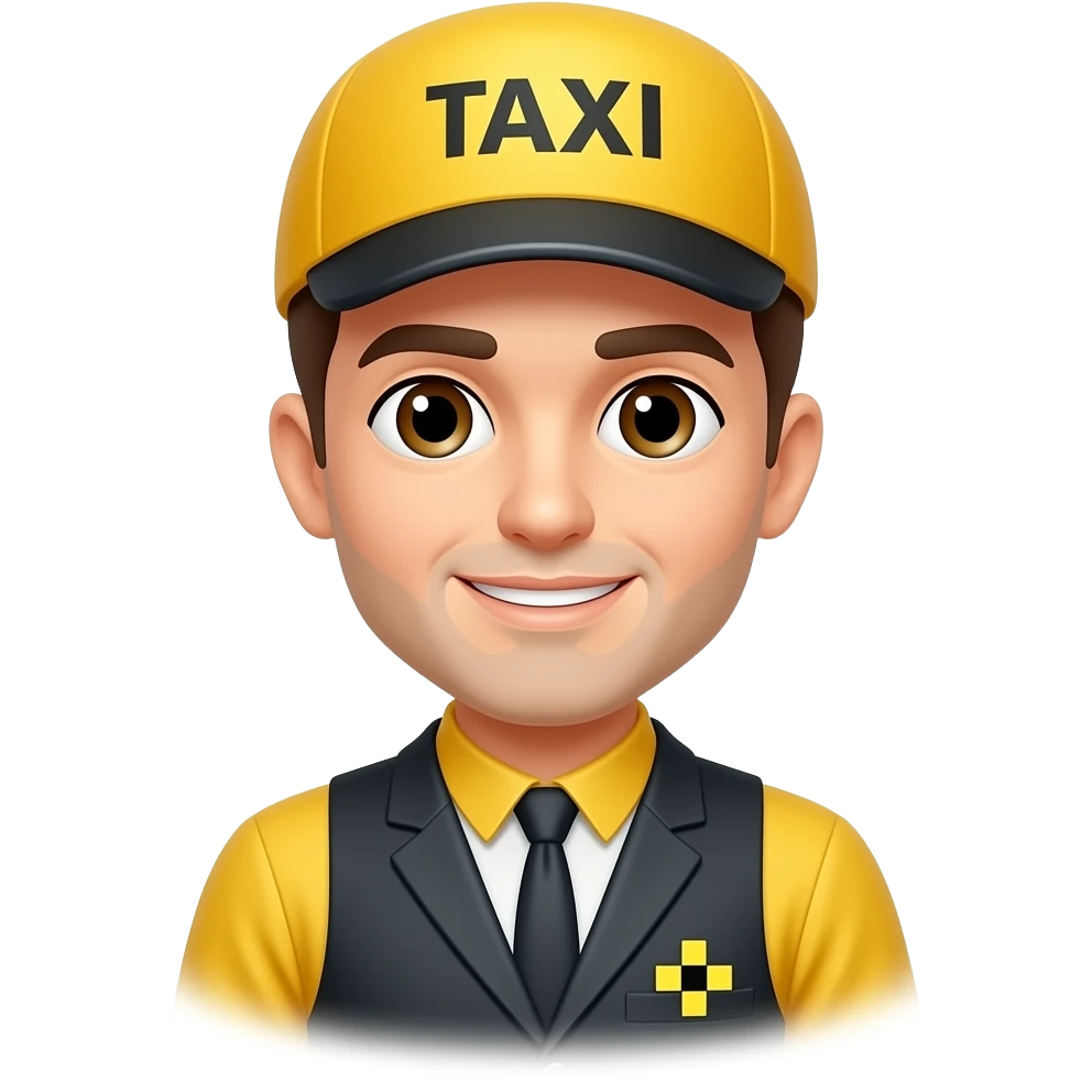 taxi driver emoji