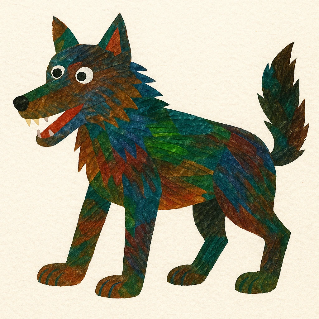 Eric carle wolf emoji