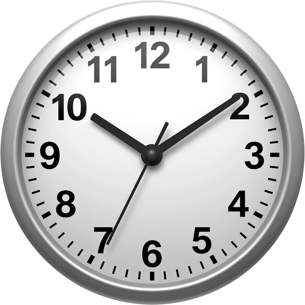 ساعه حائط emoji