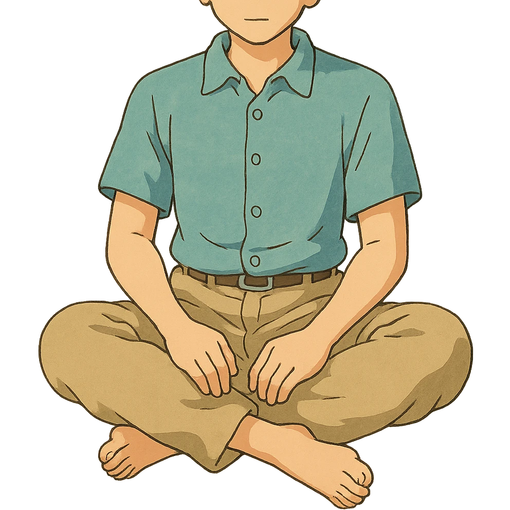 ghibli style human lap emoji