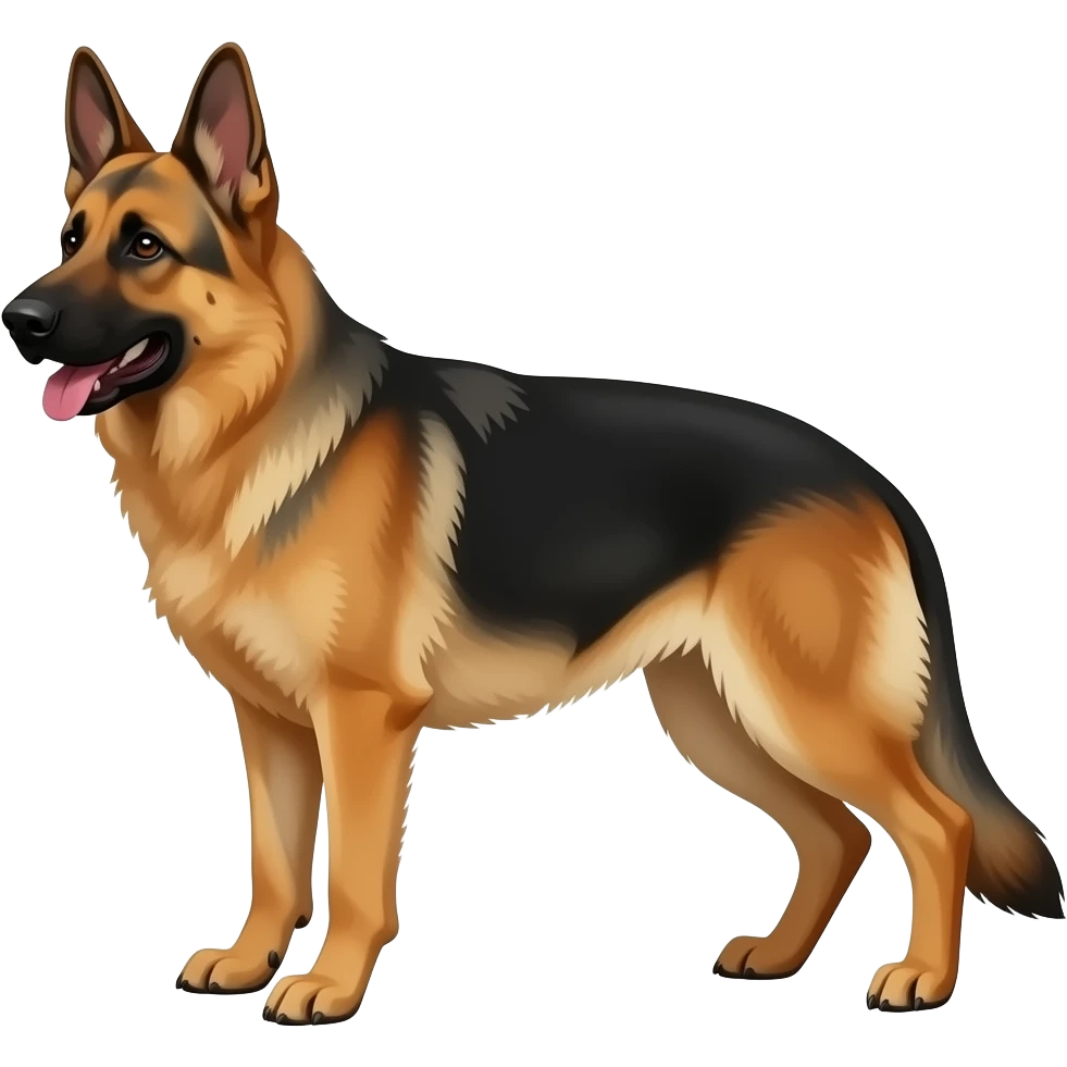 German shepherd emoji