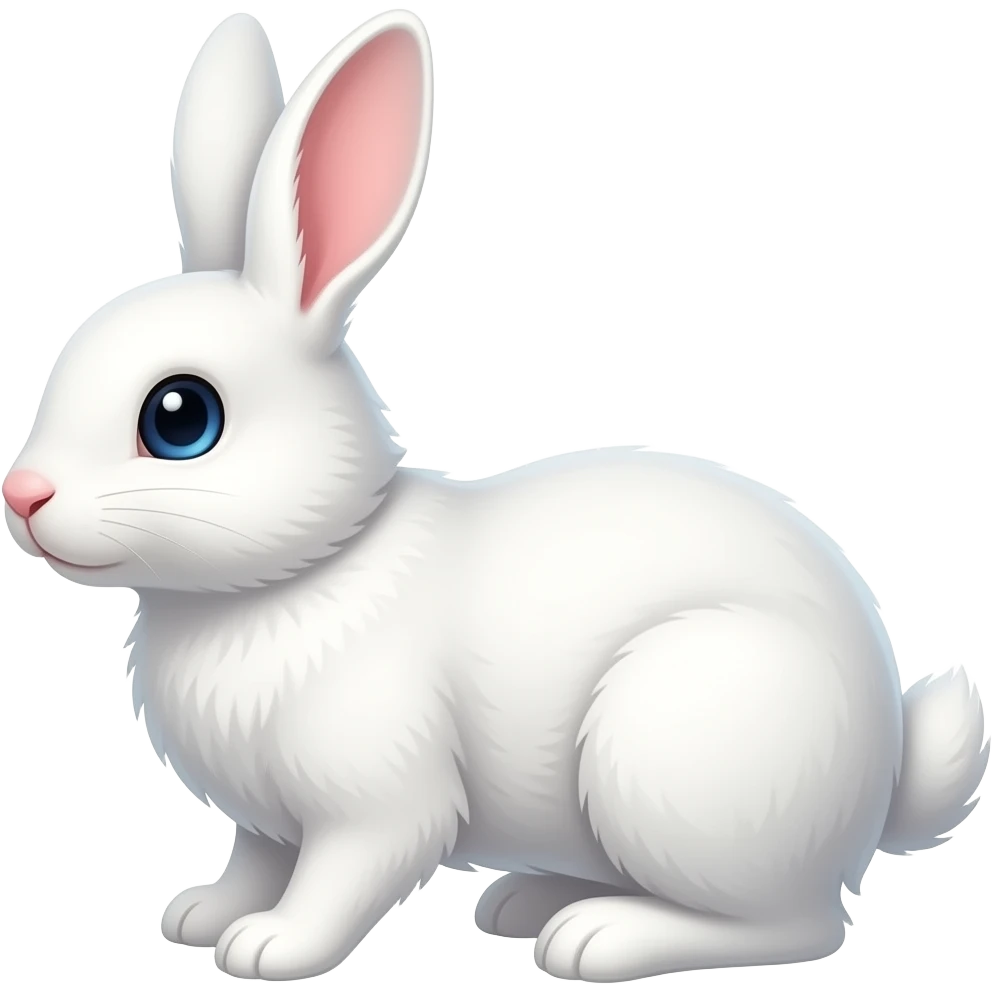 The white rabbit from the show Alice in Wonderland emoji