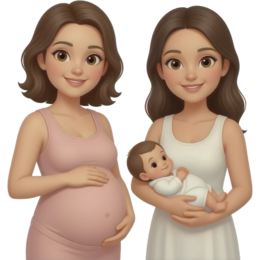 🤰🤱 no clother emoji