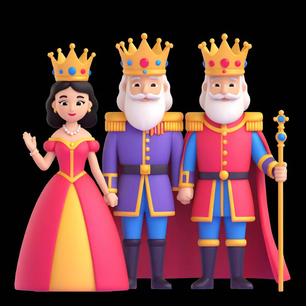 disney king and queen posing emoji