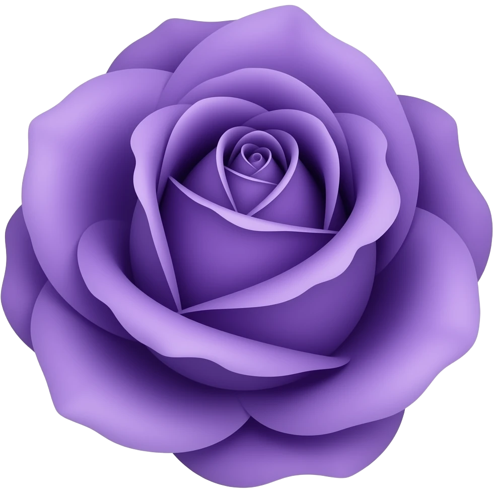 Make it a rose but an ombre of different purples emoji