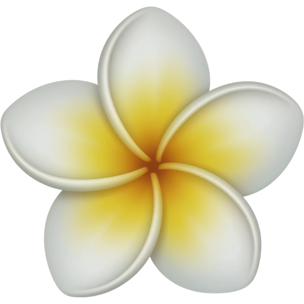Frangipani emoji