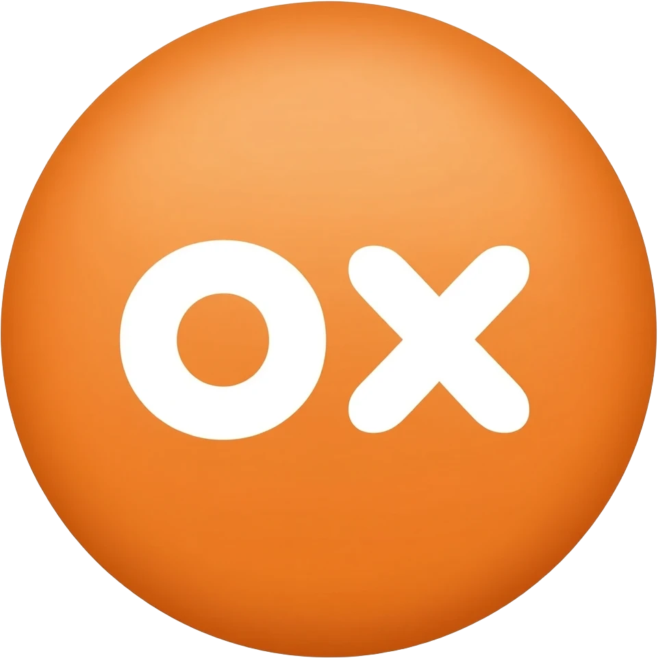 Emoji of Criteo in Orange with white background emoji
