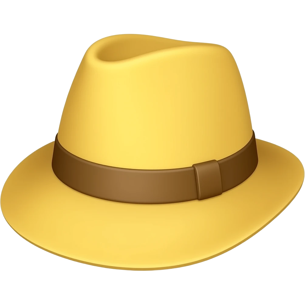 căciulă galbena emoji