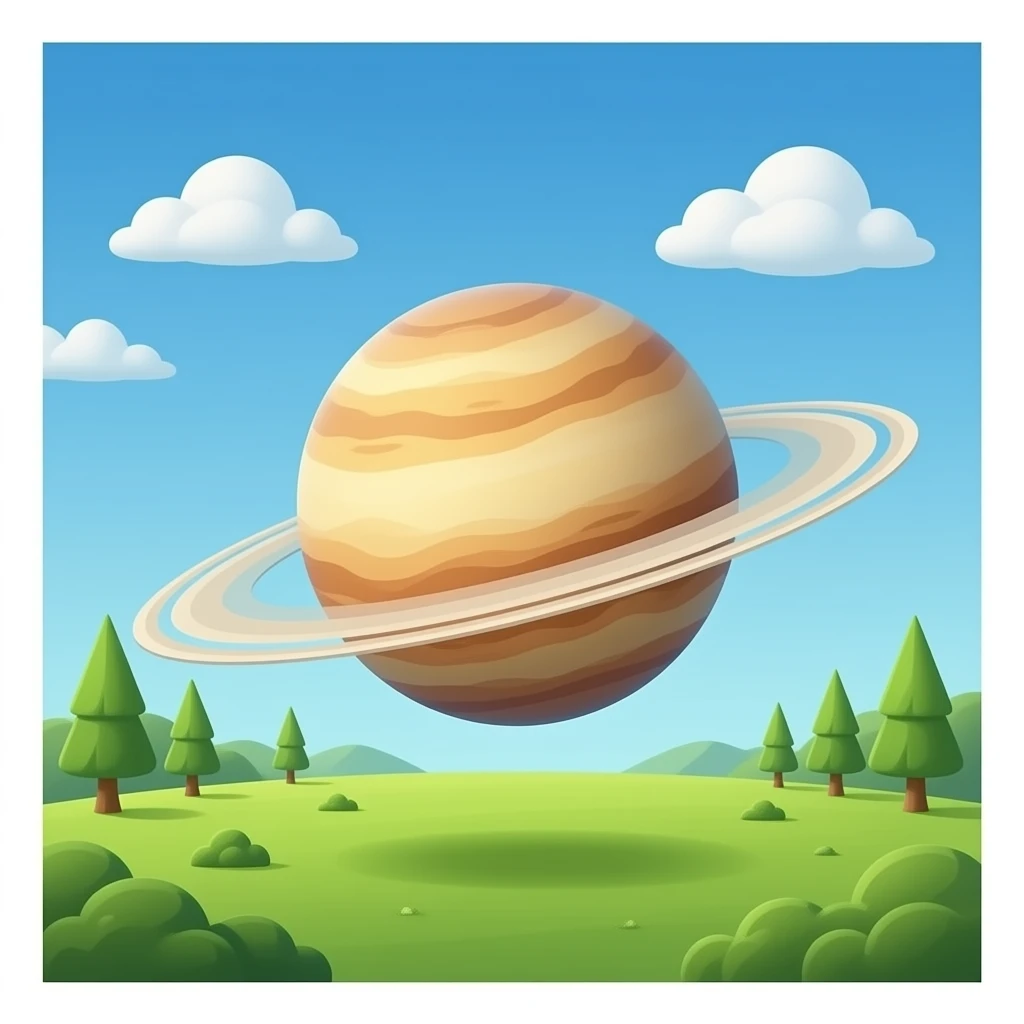 ringed planet emoji