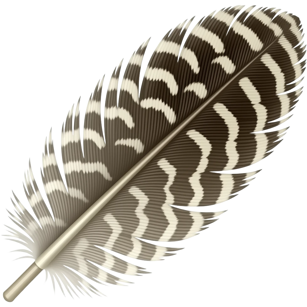 guinea fowl spotted feather emoji