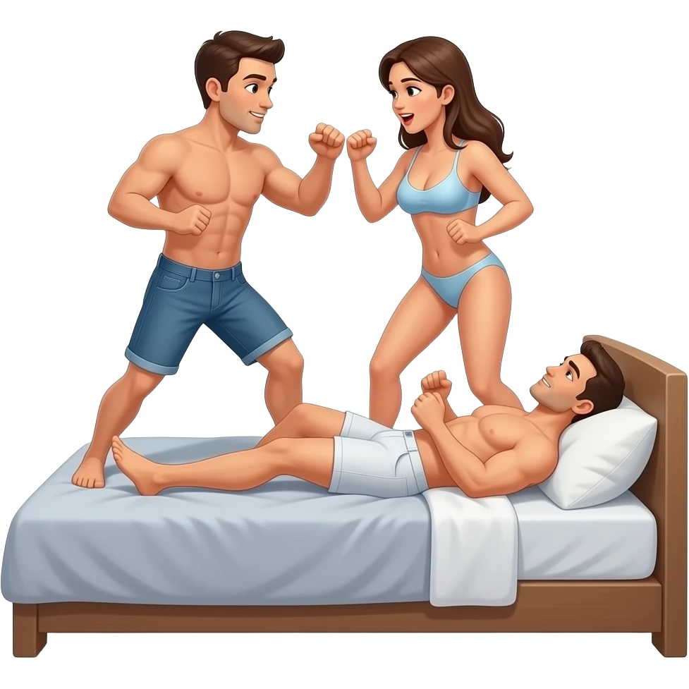 Las peleas se solucionan en la cama... Va con segundas emoji