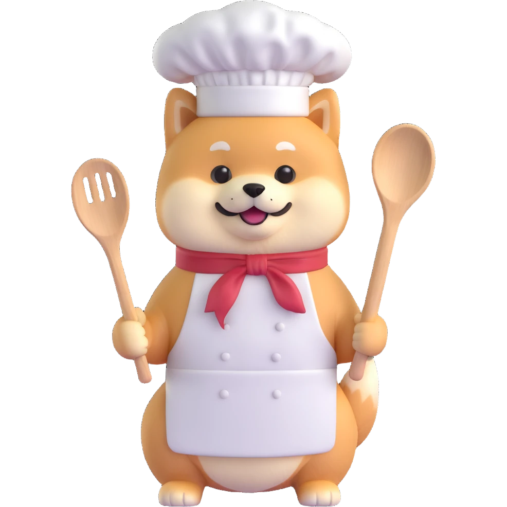 shiba inu cooking emoji