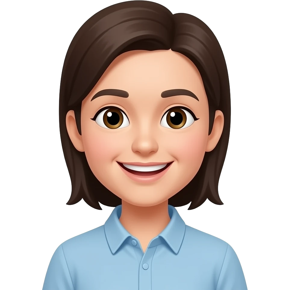 A cute smiley face emoji