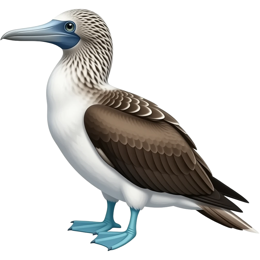 blue footed booby bird emoji