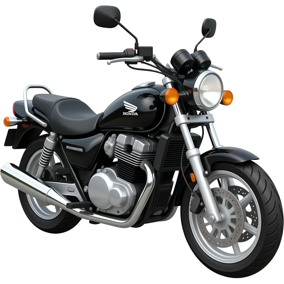 Honda shadow 600 model 1995 motorcycle black cruiser style emoji