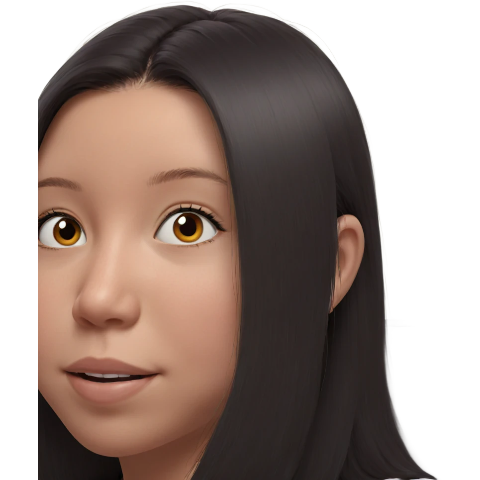 portrait of a girl emoji