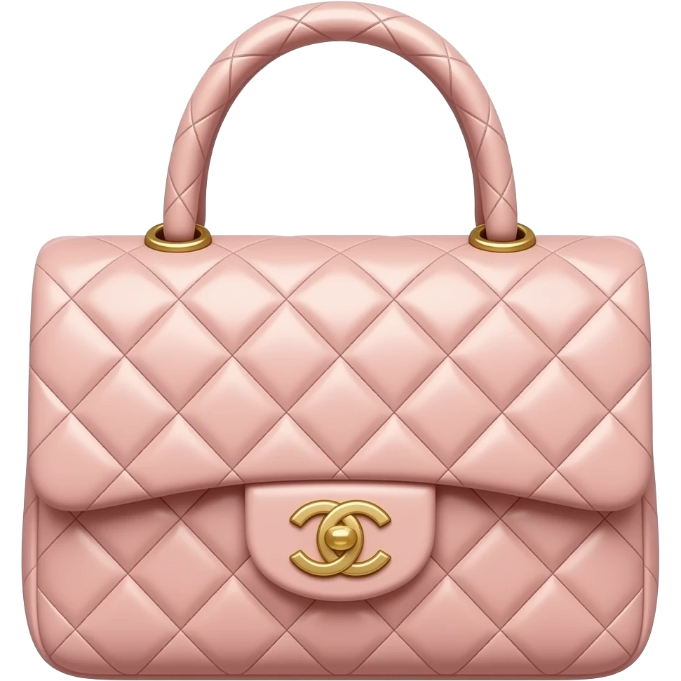 flesh color chanel bag emoji