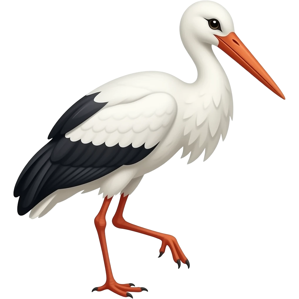 Stork emoji