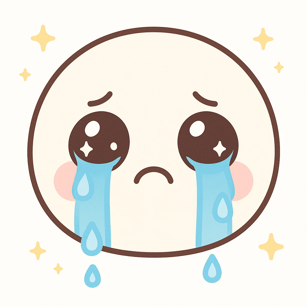 crying face emoji
