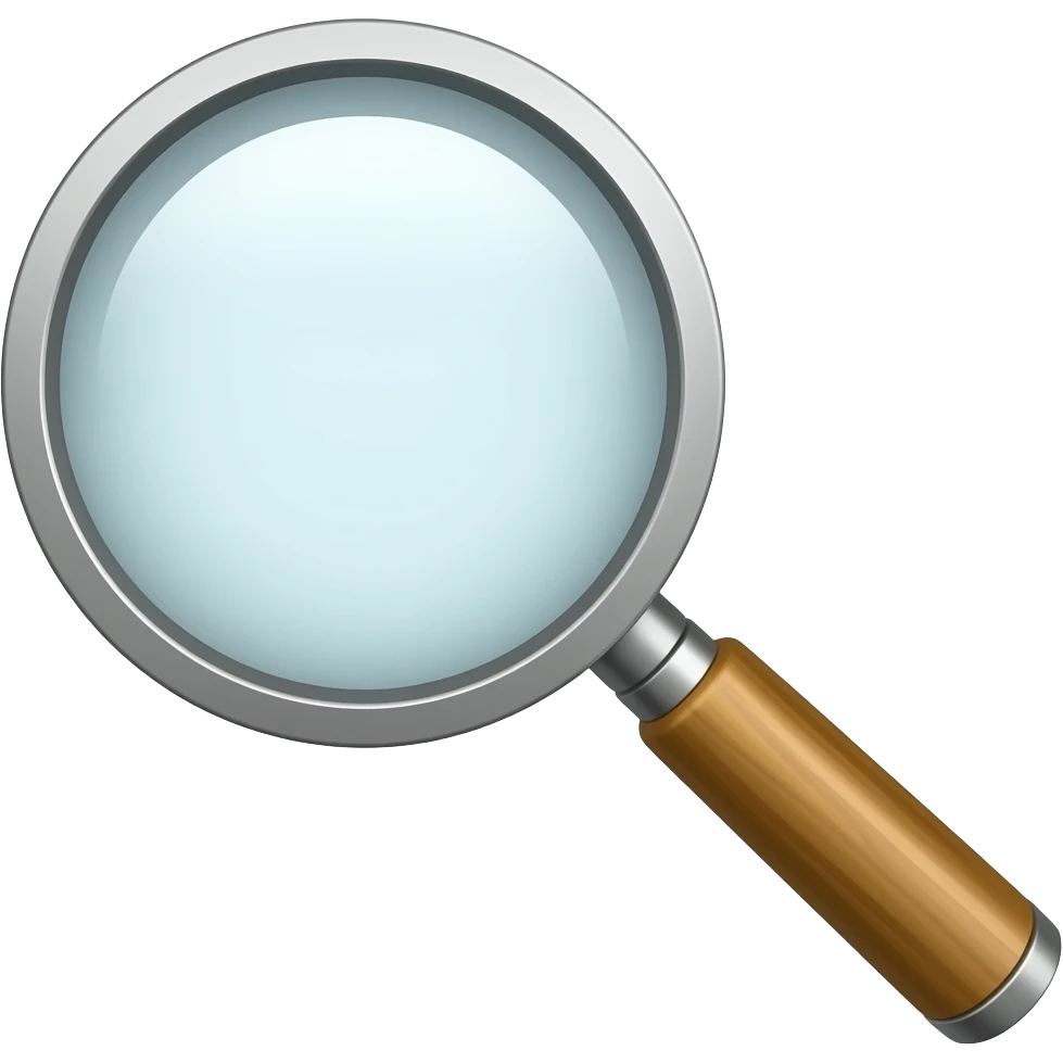 magnifying glass emoji