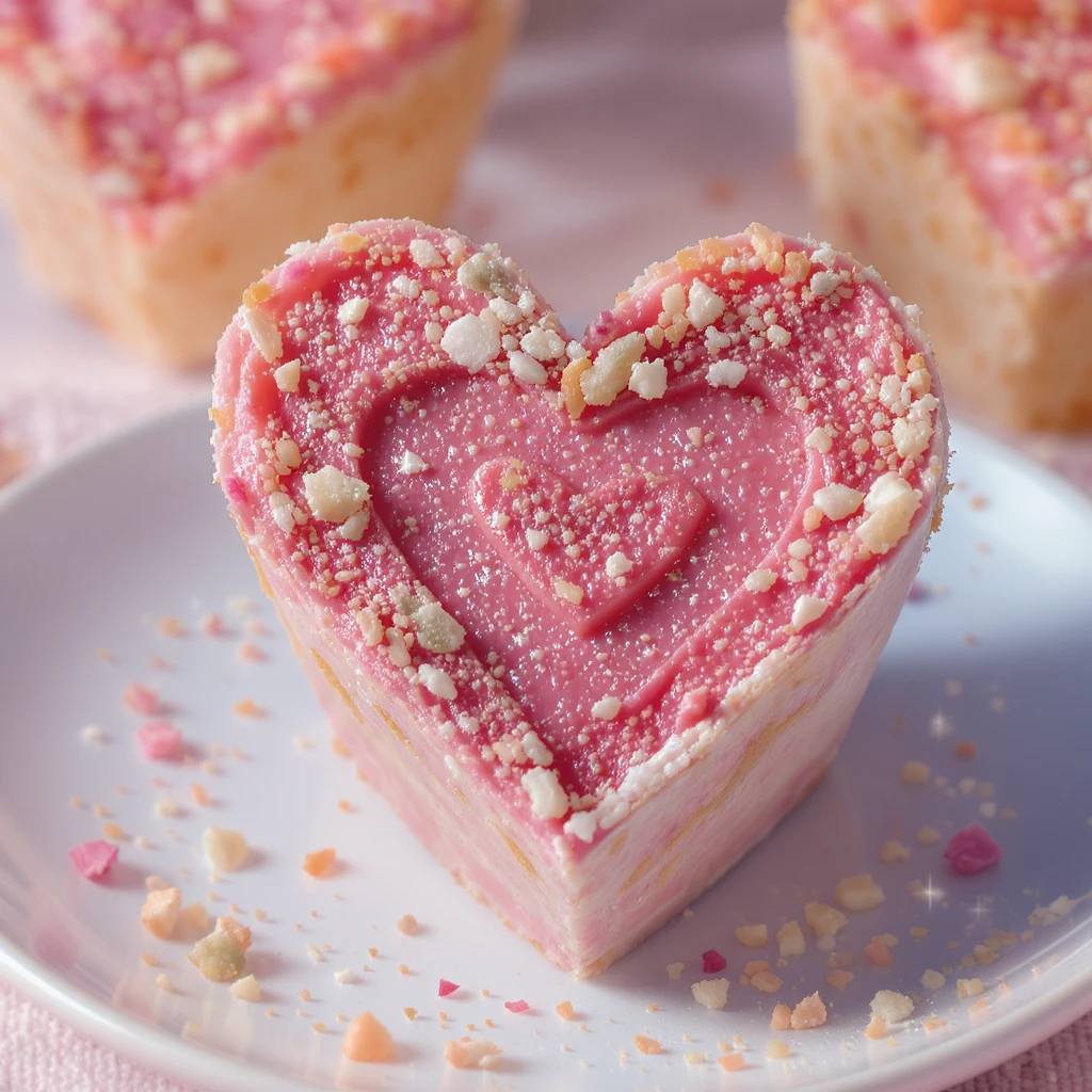 food heart emoji, pastel colors, with sparkles, professional photography style emoji