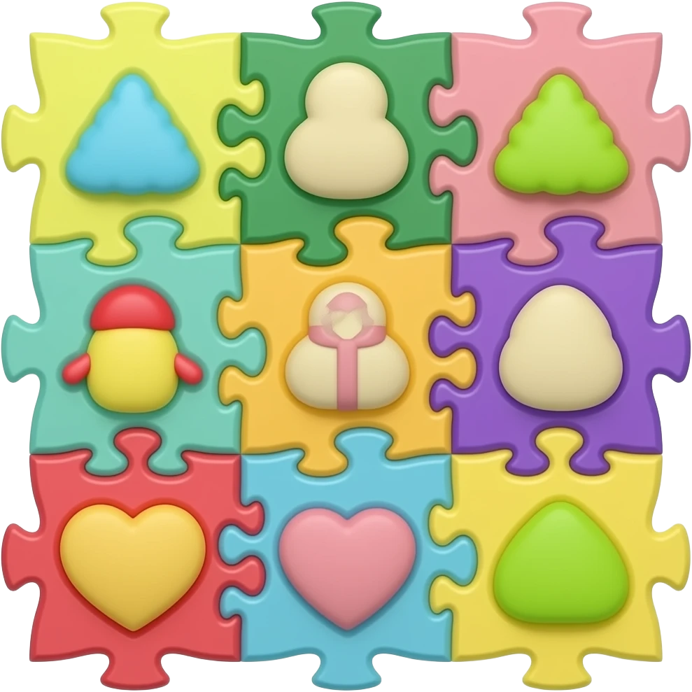 children's puzzle mat emoji
