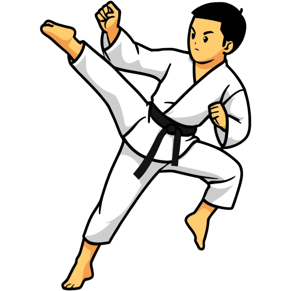 karate kick emoji