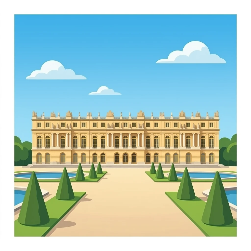 Cinematic Realistic Versailles Landmark Emoji emoji