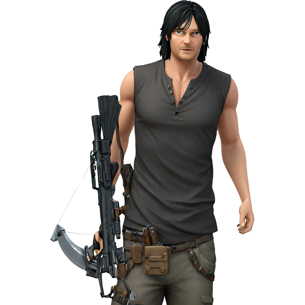 realistic male with weapons emoji