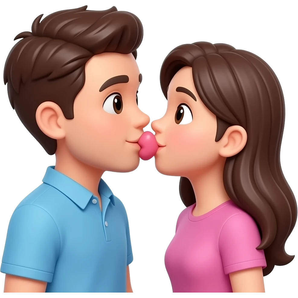 teen with adult partner emoji kissing 3d emoji