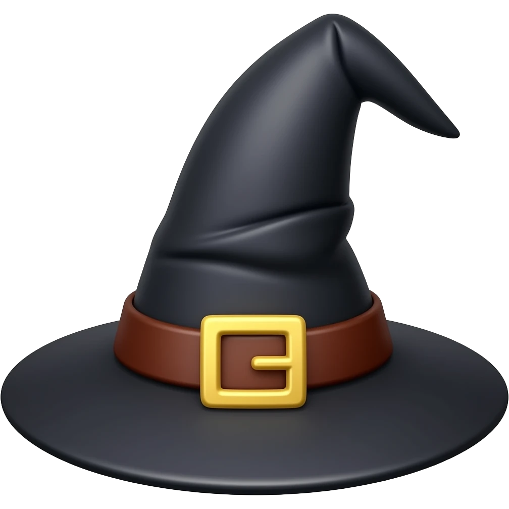 Chapeau de sorcière emoji