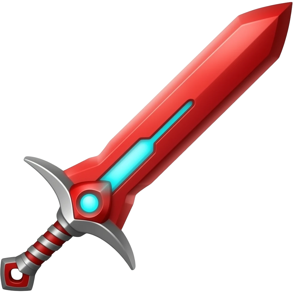 A red future sword emoji