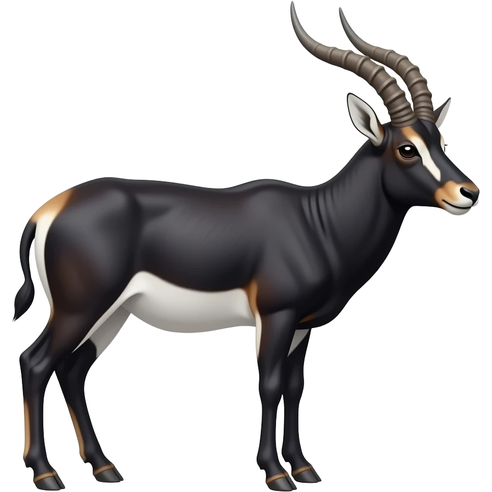Black antelope emoji