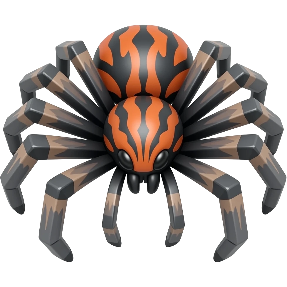 A cube spider legs emoji