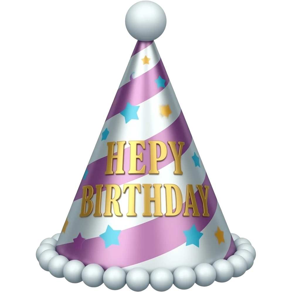 10TH BIRHDAY HAT emoji