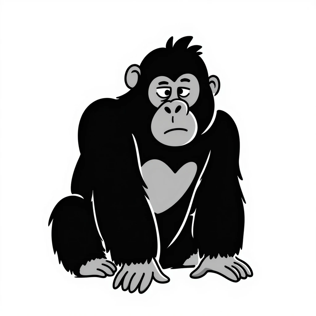 Gorilla emoji