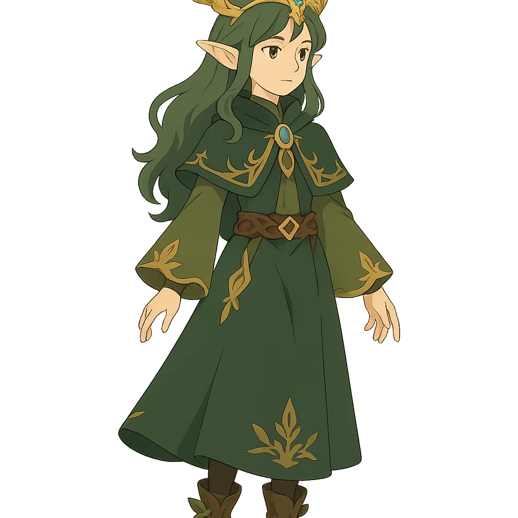 full body Varesa from Genshin Impact emoji
